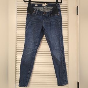 Madewell - (Maternity) Side-Panel Skinny Wendover Wash Jeans